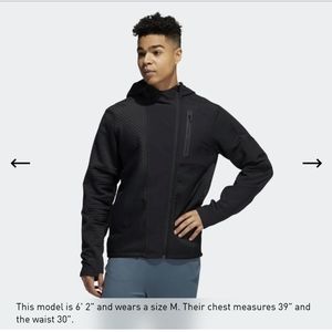 Adidas COLD RDY training hoodie in black